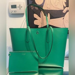 NWOT Kate Spade Tote Bag with Pouch